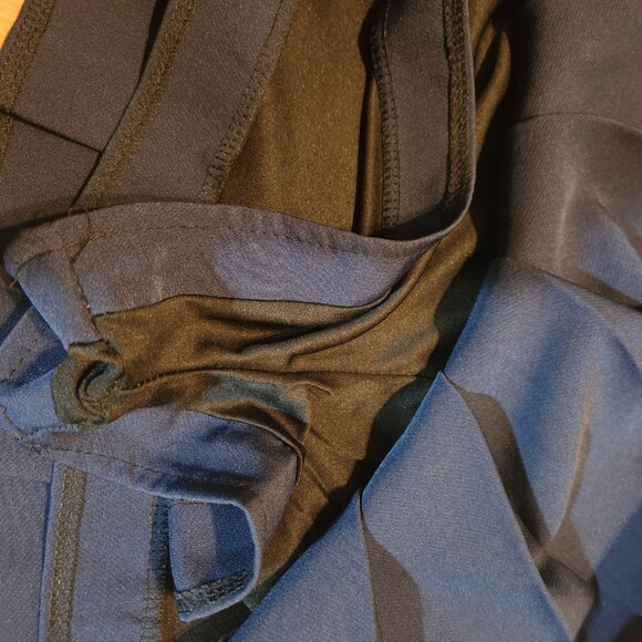 Short blue pleated skirt, S size - Picture 4 of 5